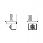 Roof Top Mount Chiller PTW060  Monoblock Unit 10.0 m³
