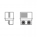 Roof Top Mount Chiller PTW100 Monoblock Unit 14.2 m³