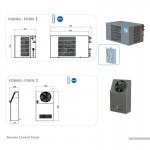 Split Systems SWTAW075 With Wall-Mounted Evaporator Capacity 45.5